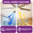 Balconera 52" 5 Blades Ceiling Fan With Light & Remote, 3 LED Color, 6 Speed Quiet DC Motor-111097628-111097629