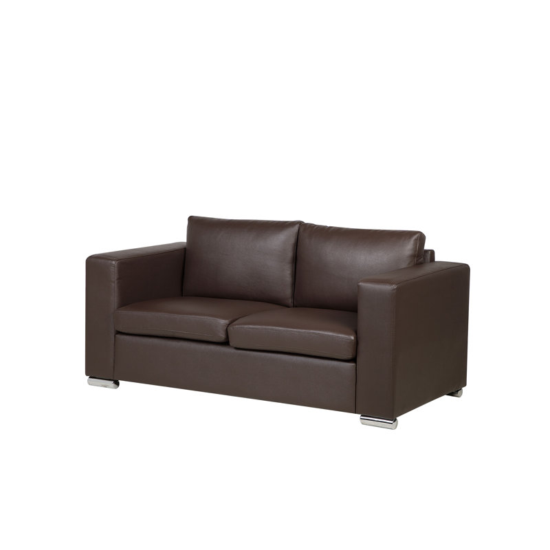 Helsinki 2 Seater Sofa, Brown, 72cm H x 186cm W x 76cm D