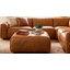 Canapé modulaire en cuir fleur Fernagh-351337396