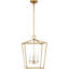 Darlana Medium Lantern in Gild