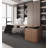 Practical Large Desk with 3 Drawers and Asymmetrical Base-1052262985
