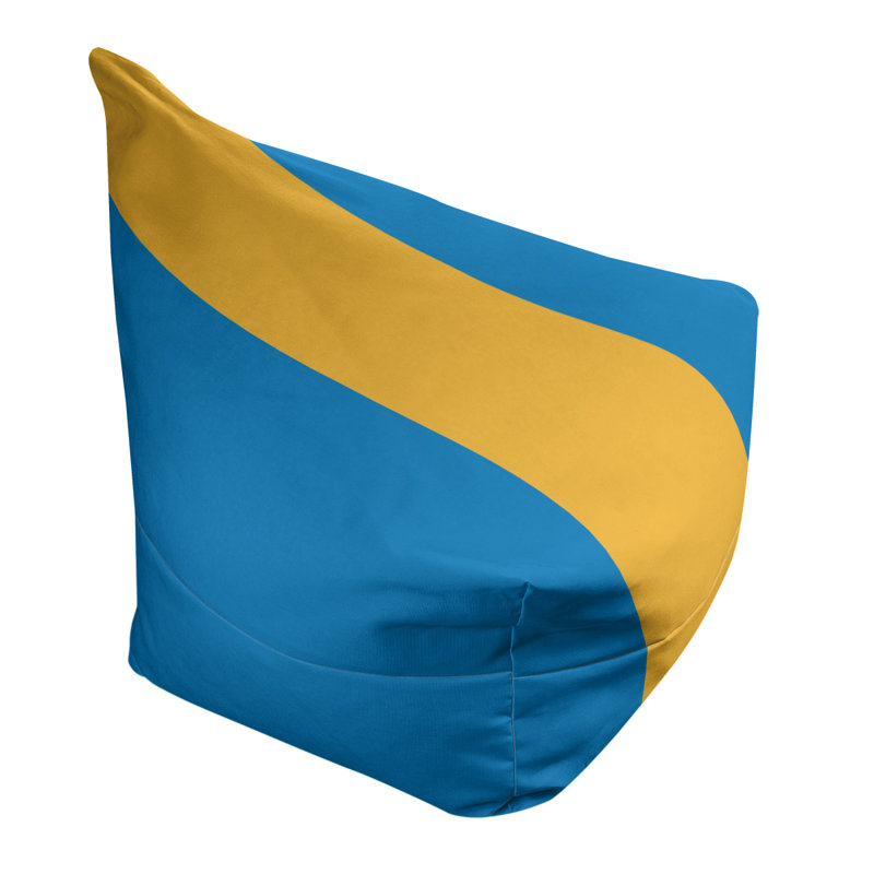 Fauteuil à billes Washington, Bleu basketball / jaune basketball / bleu basketba, 31 po x 38 po x 42 po