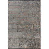 Abstract Flatweave Gray/Orange Area Rug