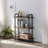 Vintage Bookshelf, Heavy Duty Display Book Case Shelf with Metal Pipe-587523283