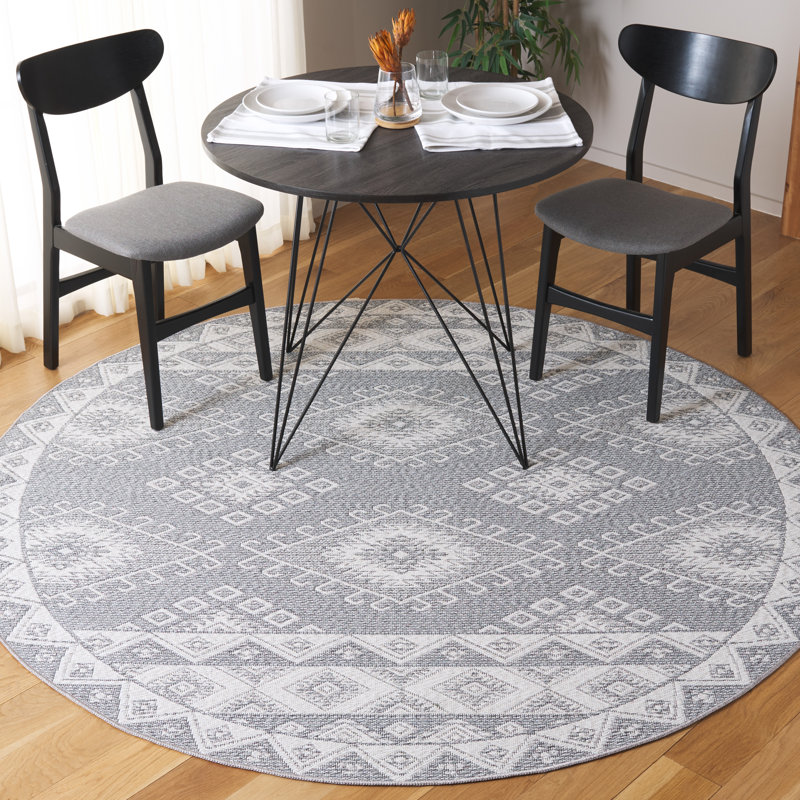 Coralyn Performance Southwestern Rug, Round 6'7"