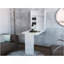 Table pliante Dalton avec base et tablettes