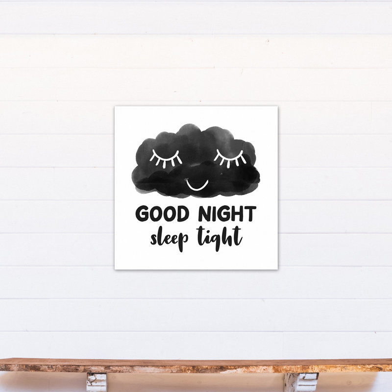 Art étroit good night sleep Macklin, H 30 po x l 30 po x P 1,25 po, Toile tendue