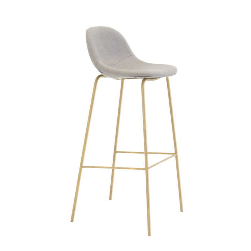 Teres Upholstered Counter Stool with Metal Frame
