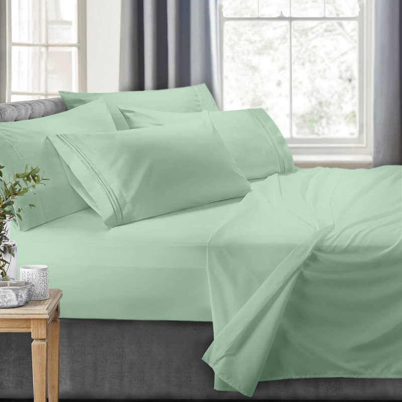 RV/Short Queen Microfiber Sheet Set, Mint