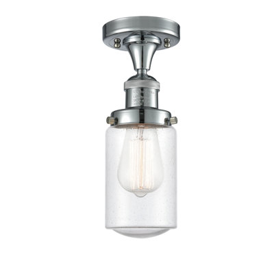 Saroyan Glass Semi Flush Mount