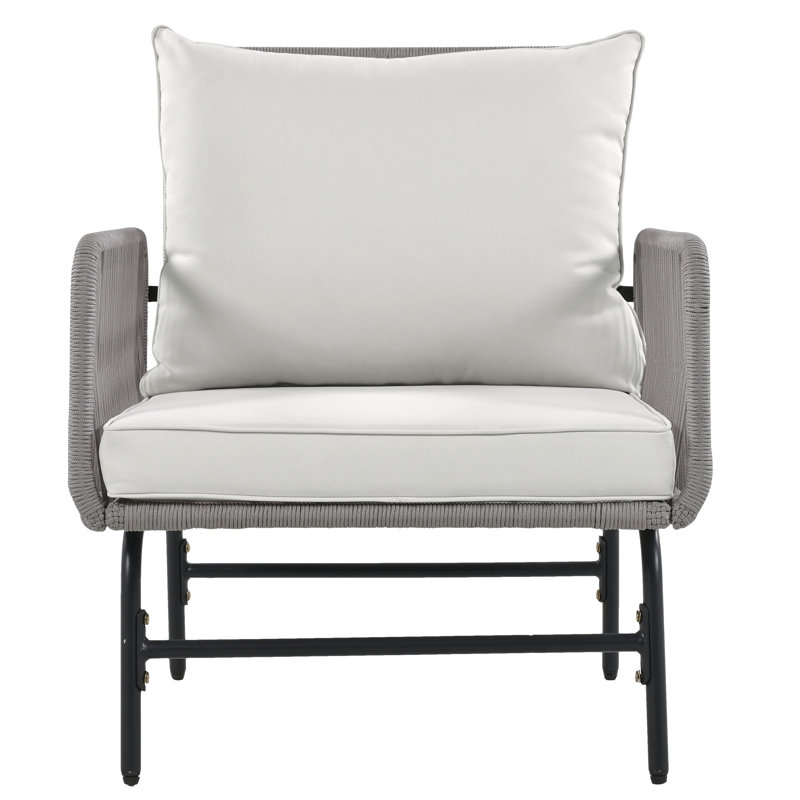 150 - Person Seating Group with Cushions, White, Grey