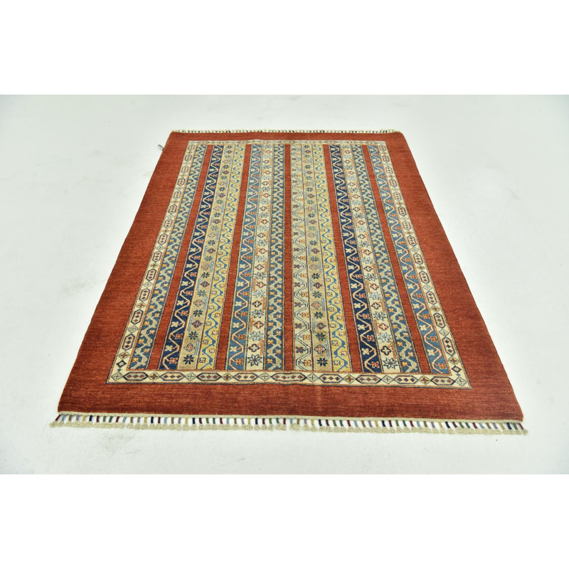 Tapis rouge rouille Pearce