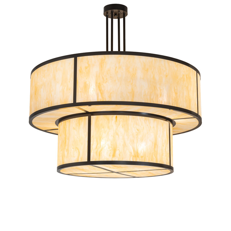Luminaire suspendu 54 po à deux niveaux Jayne