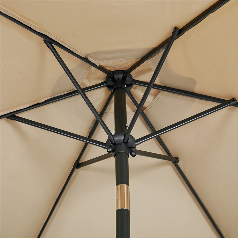Parasol de patio 6 pi Spirica, Tanné