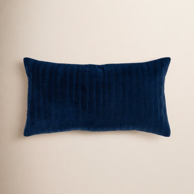 Zorina Embroidered Cotton Throw Pillow