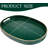 Dgreen Oval Plastic Serving Tray