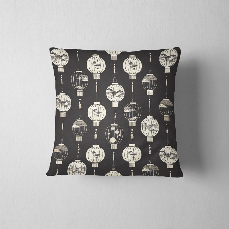 Chiang Rai Throw Pillow Cover, H 16 po x l 16 po