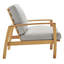 Fauteuil de jardin en bois d'eucalyptus Orlean