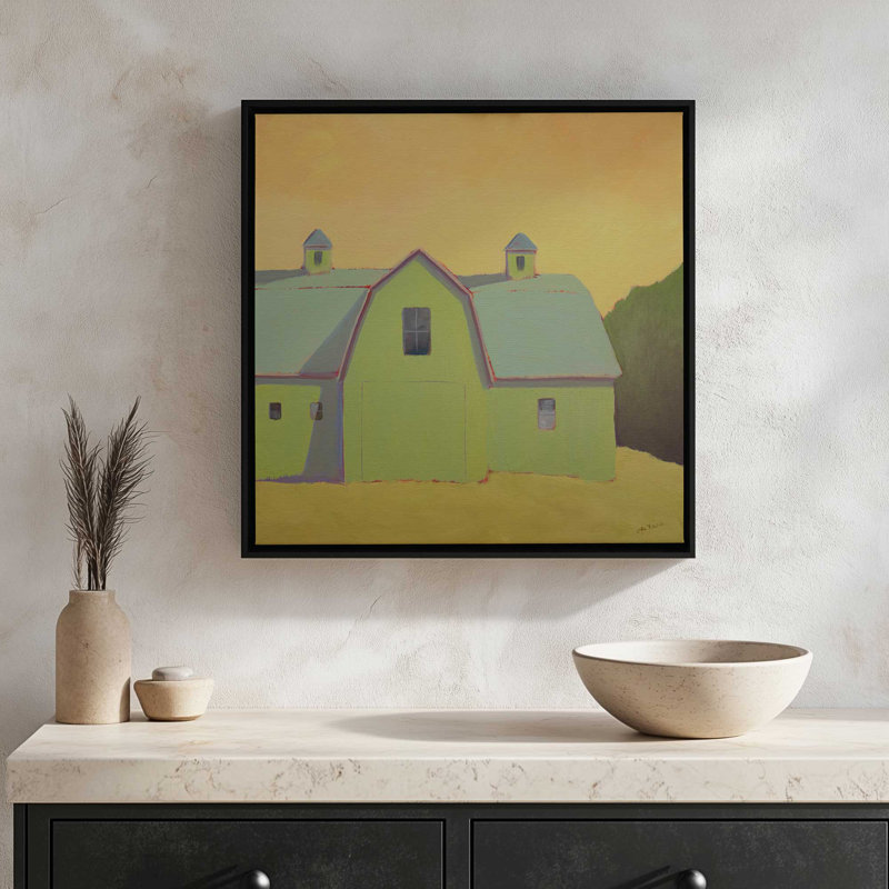 «Olive & Brine» par Carol Young, reproduction d'art sur toile, H 20 po x l 20 po, Doré