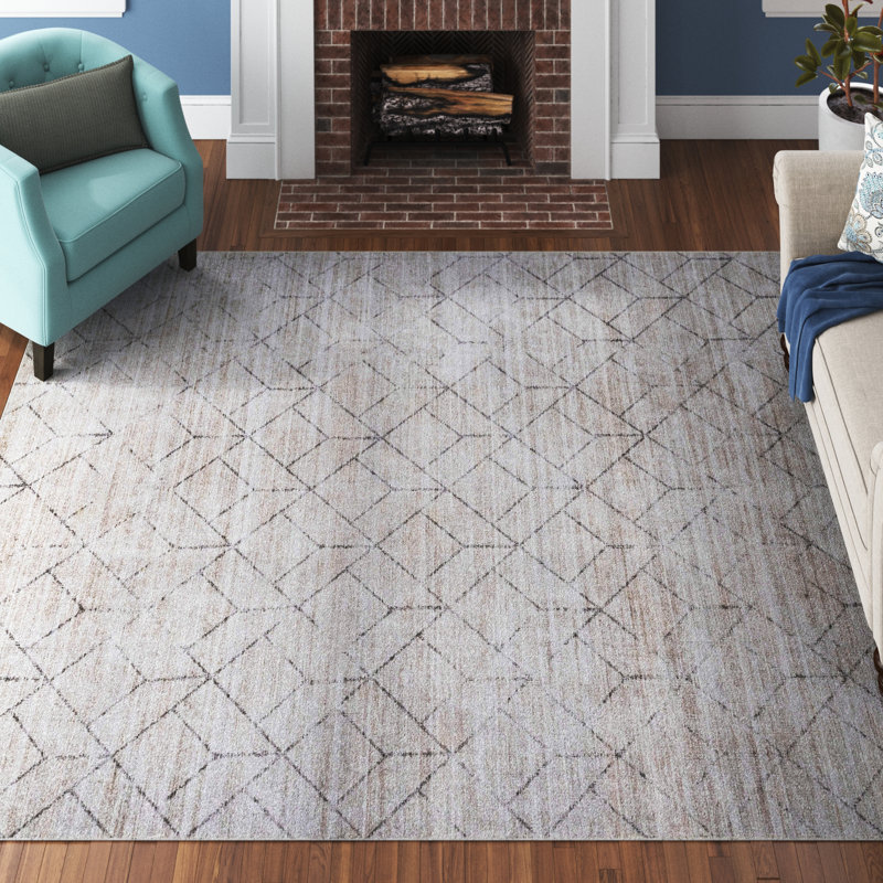 Geometric Area Rug, Rectangle 122 x 183cm