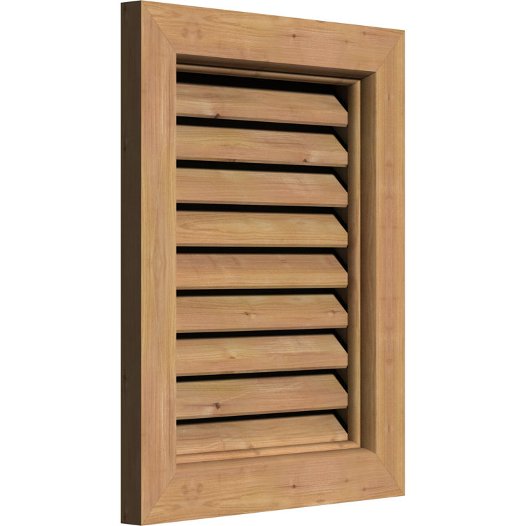 Ekena Millwork Wood Louver / Gable Vent