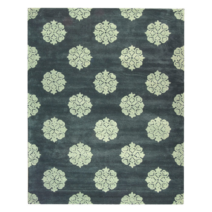 Steve Hand Tufted Wool Damask Rug