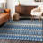 Washable Abstract Indoor / Outdoor Rug-109575668