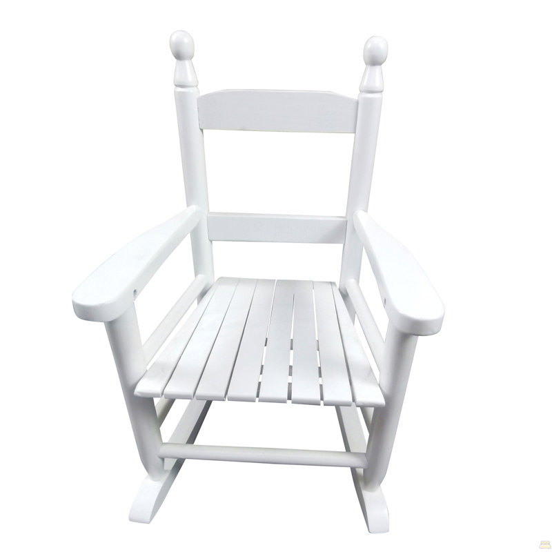 Chaise berçante pour enfants, blanc