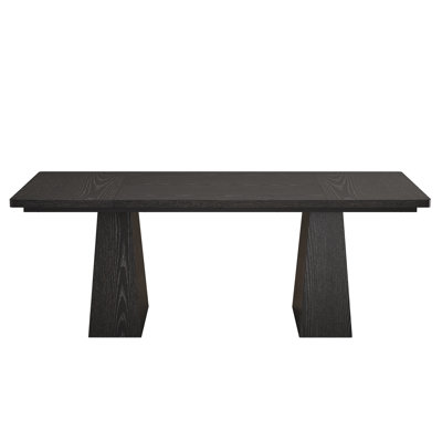 63-Inch Executive Desk, Large Office Computer Desk With Double Pedestal, Modern Simple Workstations Writing Table Conference Table Business Furniture