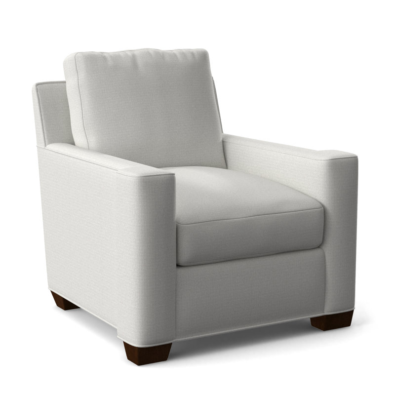 Essentials Armchair, White Polyester 71608L11, Saddle