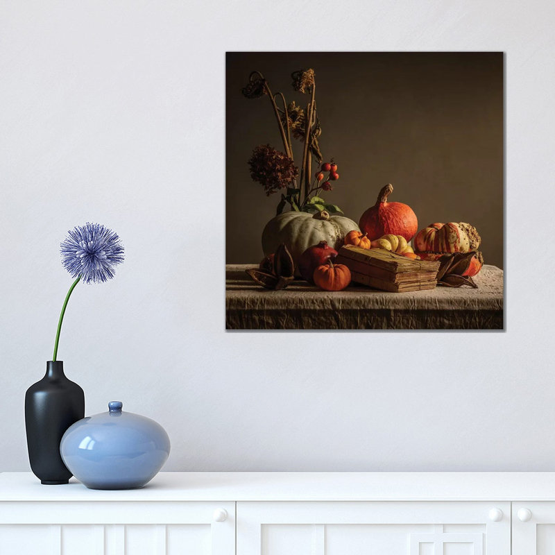 « Still Life » par Mark Gemmell-impression d’art graphique, Pas de tapis, H 18 po x l 18 po x 1,5 po, Toile tendue