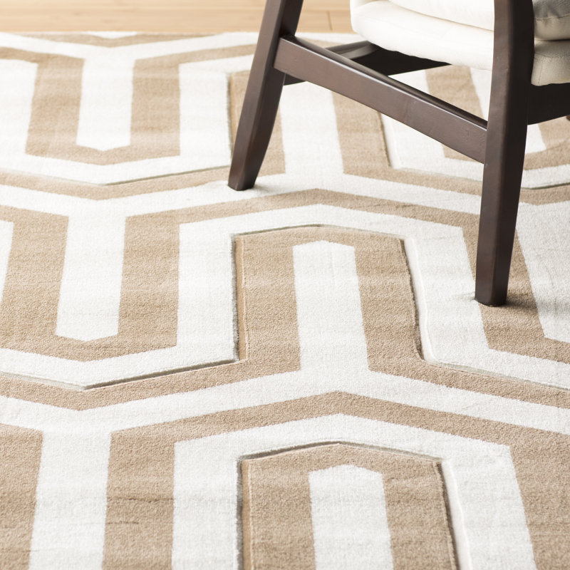Geometric Indoor Rug, Rectangle 8' x 10'