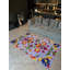 Tapis décoratif à motif floral mauve clair Paris Collection-278361454