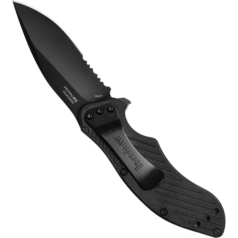 Kershaw Clash Black Serrated Pocketknife