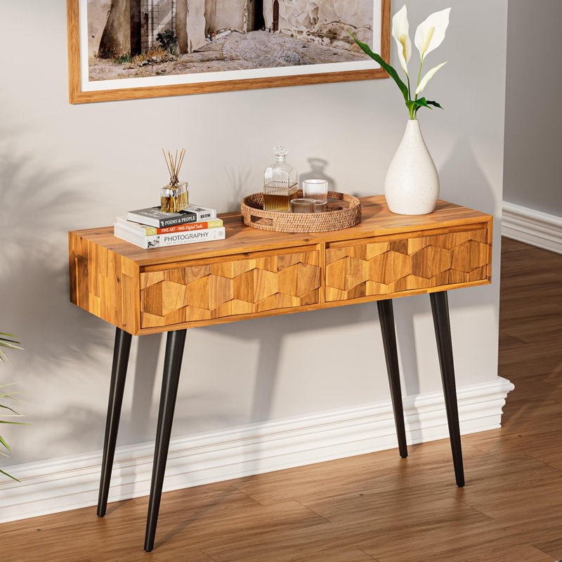 Geometric Design Sofa Table