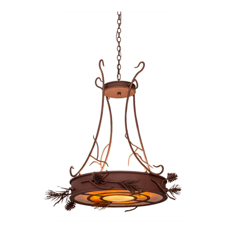 Woodland Pine 4 - Light Chandelier