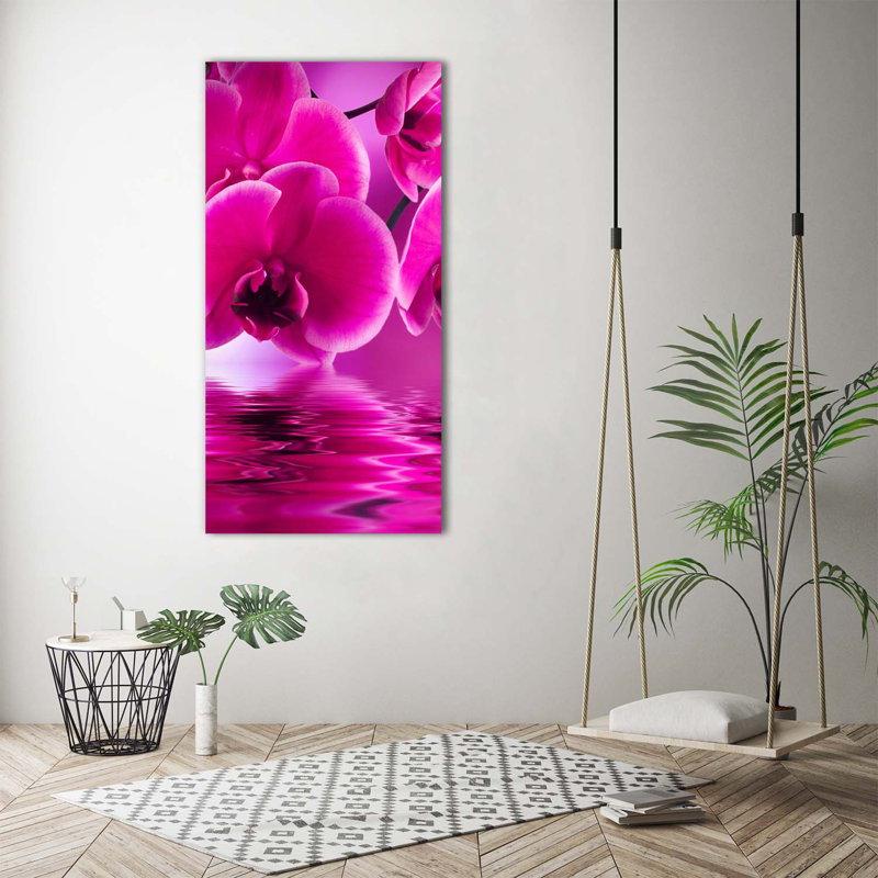 Pink Orchid - Wrapped Canvas Print