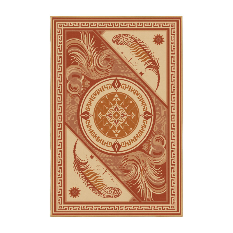 Tapis oriental doux et moelleux Schroeder, 2 pi x 3 pi