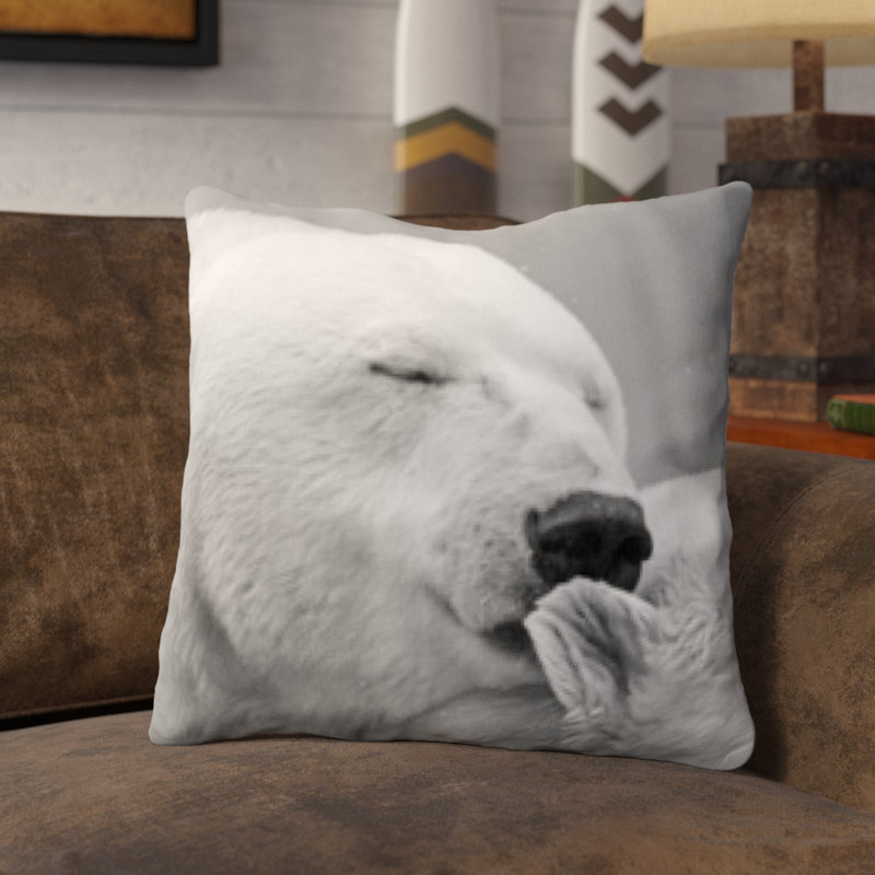Microsuede Reversible Throw Pillow