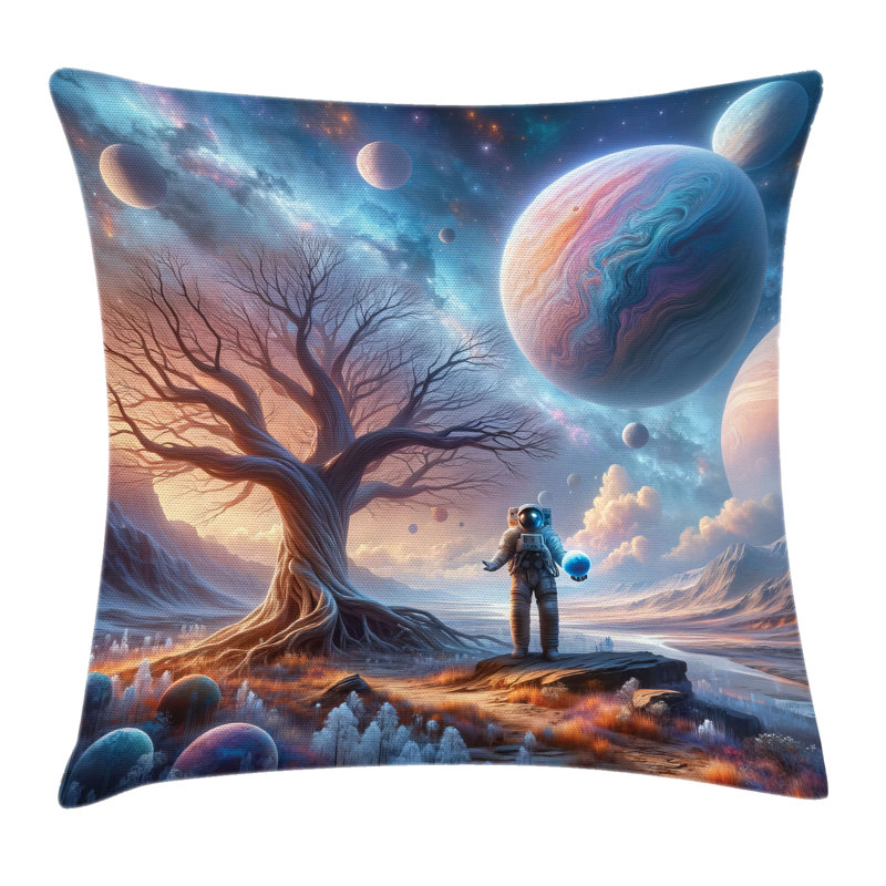 Space Pillow Cover, 28"H x 28"W, Square