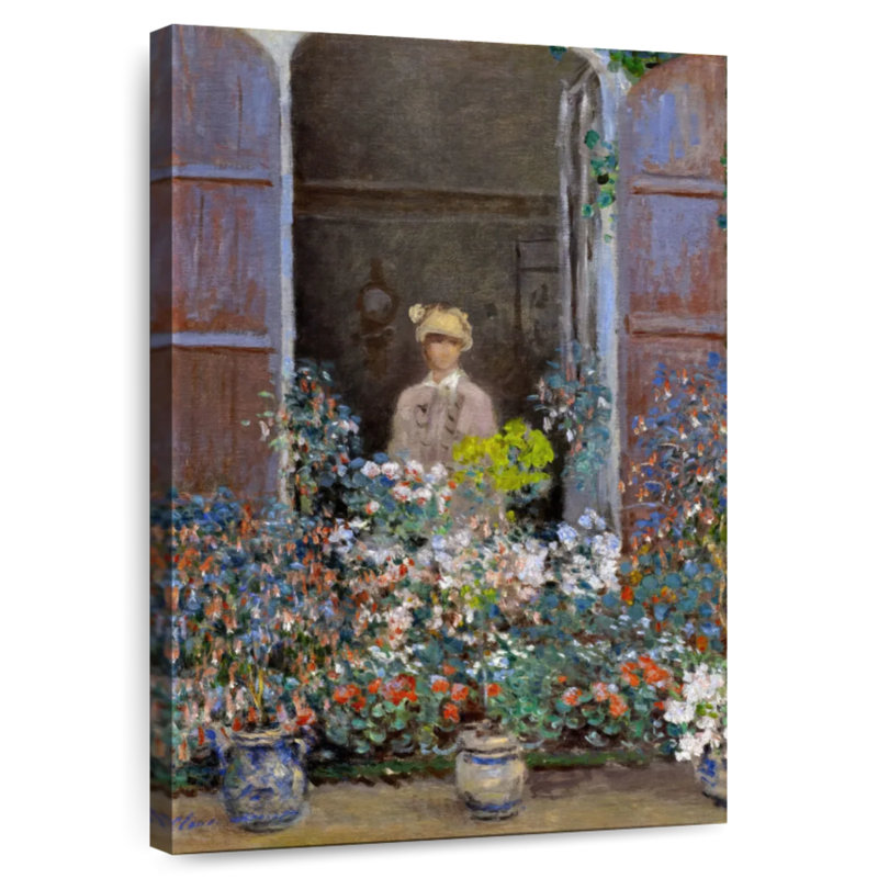 Lilie Camille à la fenêtre Argenteuil, H 12 po x l 8 po