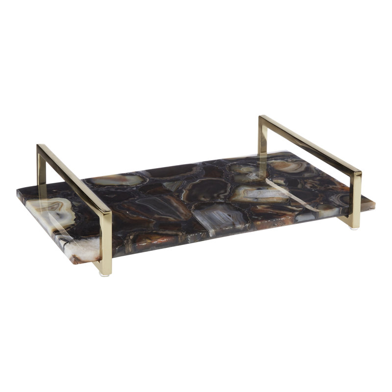 Caernarfon Stone Tray, 6cm H x 36cm W x 20cm D