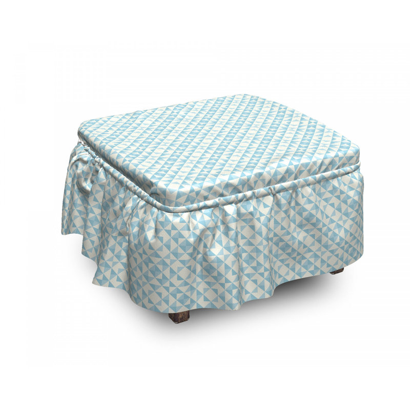 Housse pour repose-pieds à patchwork traditionnel