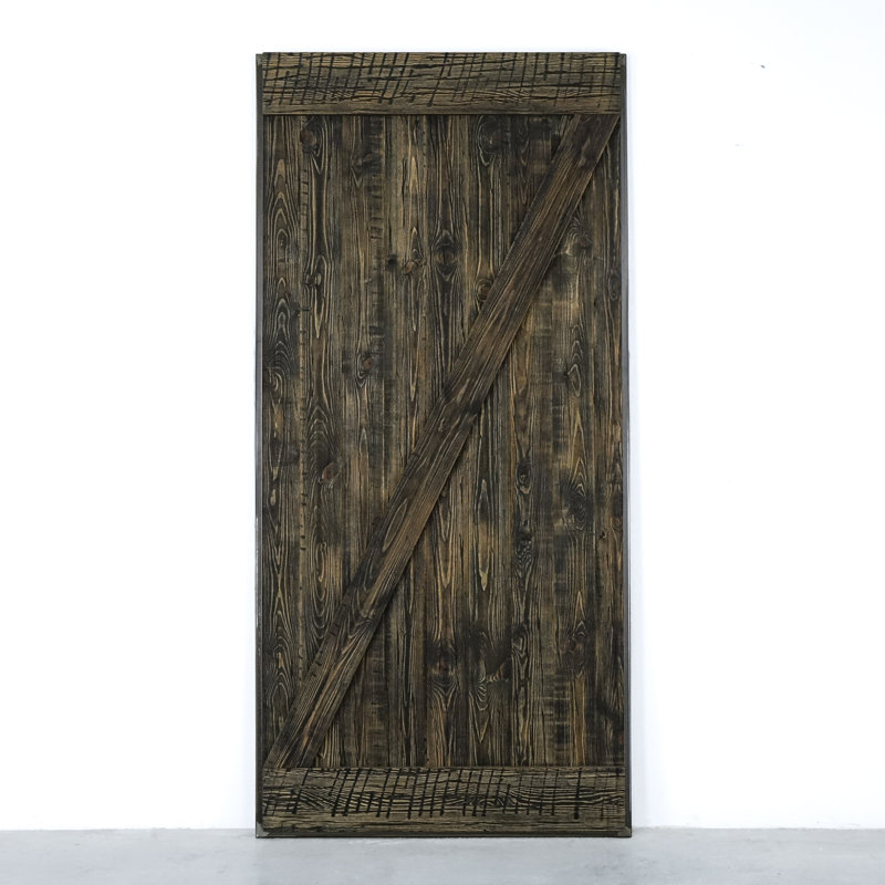 Lesniak Solid Pine Sliding Door