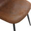 Ensemble de salle à manger 7 pièces moderne et industriel avec base en métal et chaises rembourrées-1258147041-1227250421