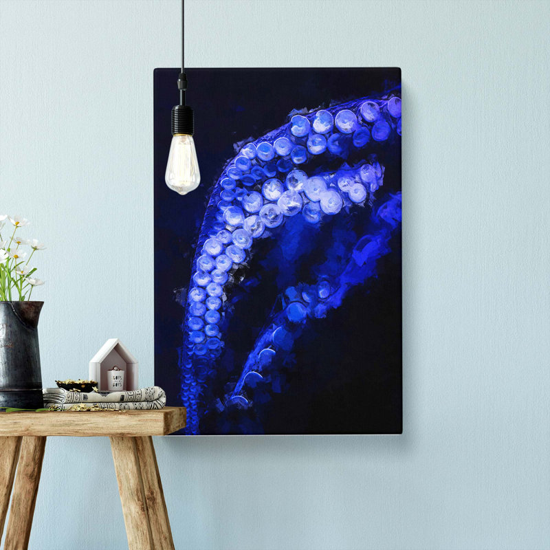 Octopus Tentacles - Wrapped Canvas Painting, 60cm H x 40cm W x 3cm D