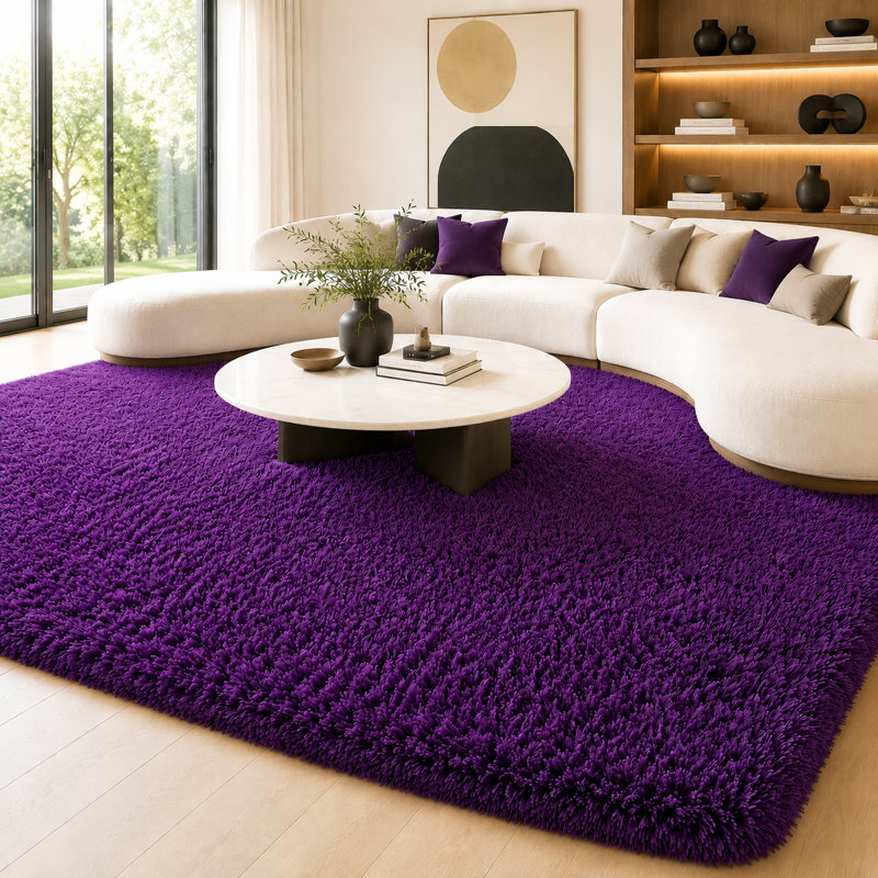 Large Shag Rugs for Bedroom Living Room Decor, Tie Dyed Soft Fluffy Furry Area Rug for Indoor Floor, Aesthetic Carpet for Home Decor