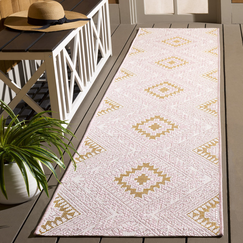 Weibel Performance Southwestern Indoor/Outdoor Area Rug, Runner 2'2" x 9'
