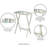 Senters Wood Rustic TV Tray Table Set