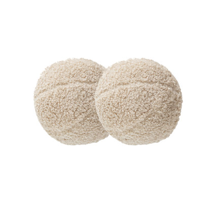 Coussin en velours réversible French Boucle Poodle